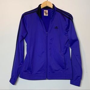 EUC‎ Adidas Track Activewear Jacket Cobalt and Black